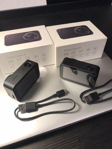 2 экшн камеры xiaomi mija 4k
