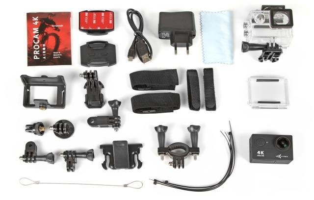 Экшн-камера Airon ProCam 4K+ wi fi+пульт 18 аксесс