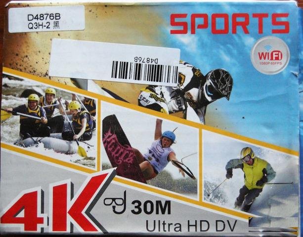 Экшн-камера 4К UltraHD в водонепроницаемом корпусe