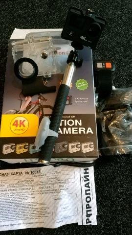 Экшн камера 4K ultra HD