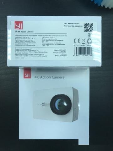 Экшн камера Xiaomi Yi 4k Action Camera (международ