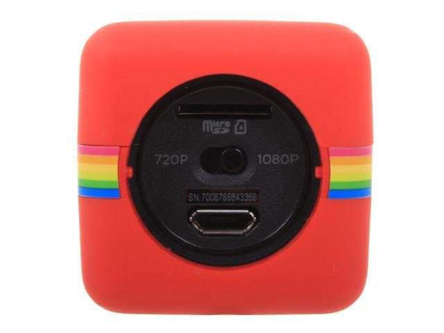 Экшн-камера Polaroid Cube 1xcmos красный