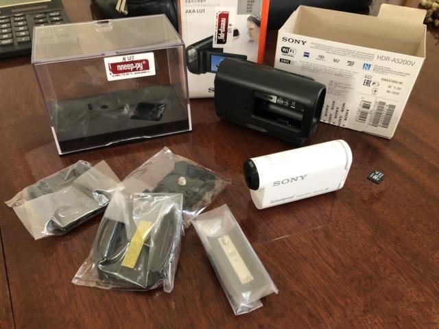 Экшн камера sony hdr as-200v