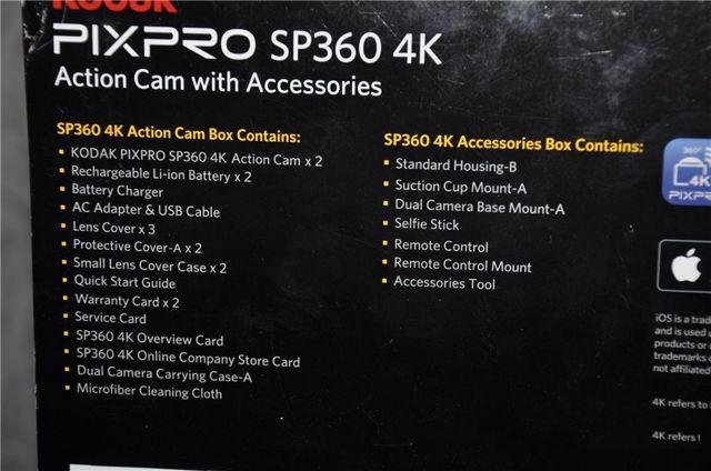 Kodak PixPro SP360 4K Dual Pro Pack (открытая)
