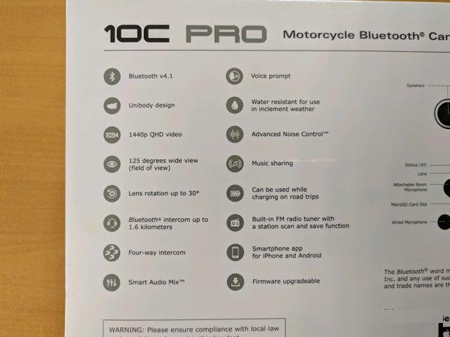 Мотогарнитура с камерой Sena 10c Pro