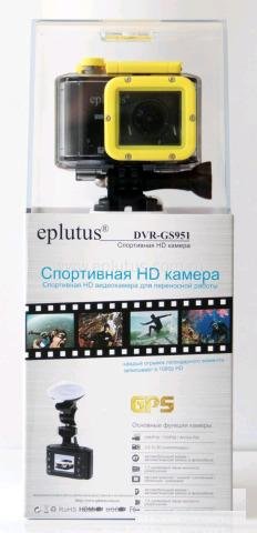 Автомобильный видеорегистратор с GPS и экшн-камеро