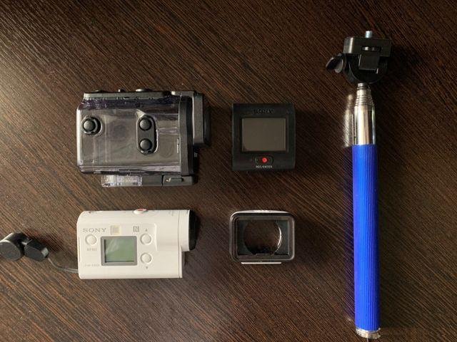 Sony fdr-x3000r + аксессуары