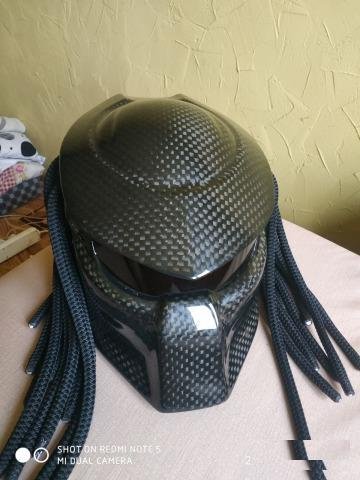 Мотошлем хищник (predator)