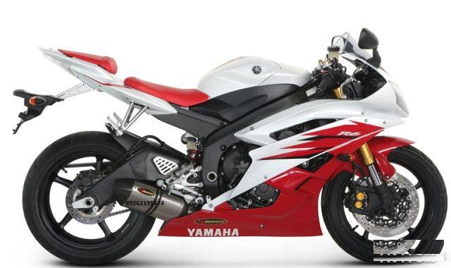Для Yamaha R6 06+ глушитель Akrapovic титан карбон