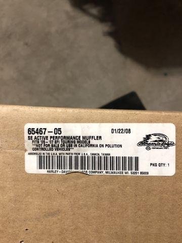 Harley Davidson глушители 65467-05