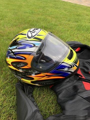 Мотокомбинезон Dainese кожаный раздельный