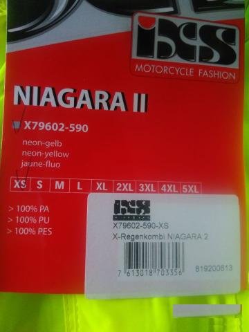 Дождевик IXS Niagara 2 размер XS/M