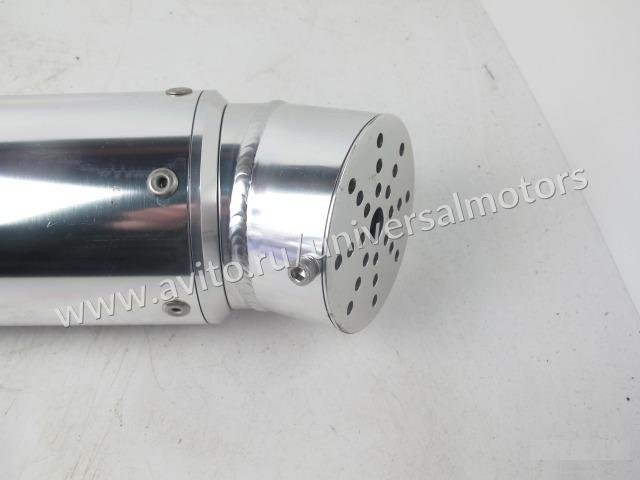 Глушитель спортивный (хром) 4Т 152QMI, 157QMJ 125
