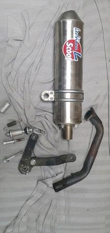 Глушитель на Sym jet 4 50