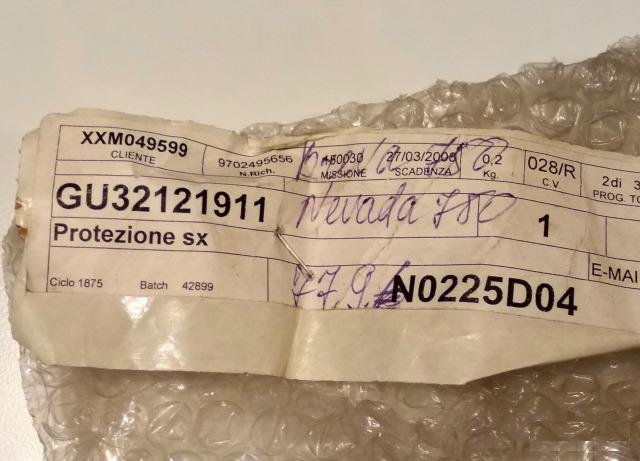 Moto guzzi накладка глушителя