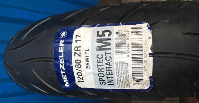 Новая Metzeler Sportec M5 Interact 120-60-17