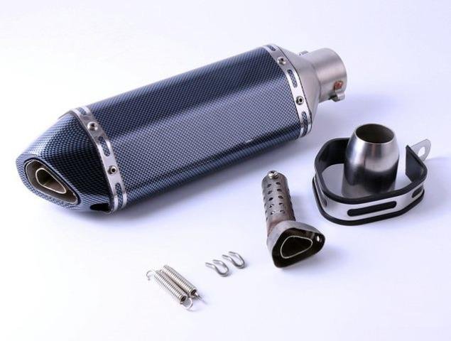 Глушитель прямоточный на мотоцикл. Akrapovic