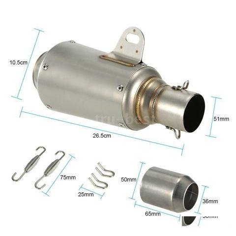 Глушитель универсальный. (карбон) Akrapovic