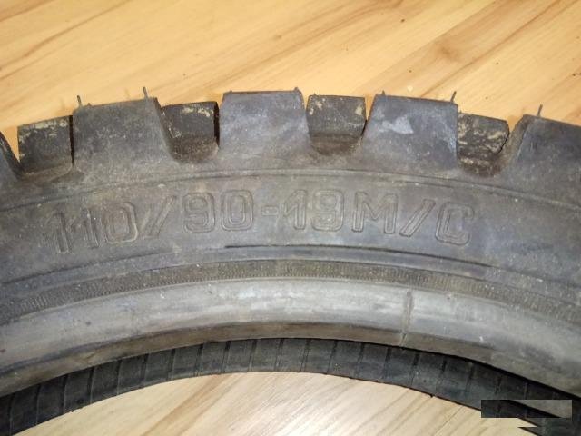 Две покрышки. Heidenau и Dunlop sports