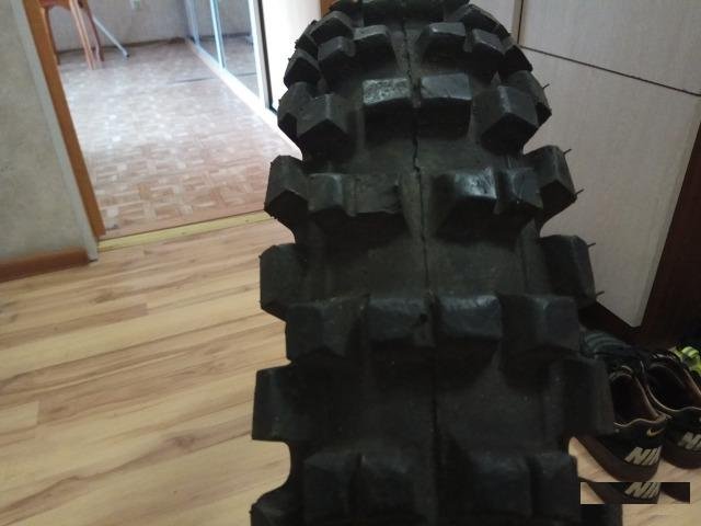 Две покрышки. Heidenau и Dunlop sports