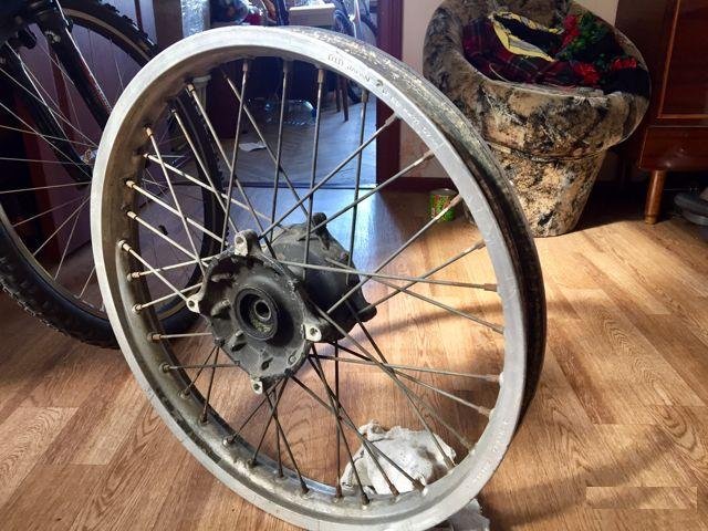 Переднее 21" DID на Honda XRV 750 Africa Twin