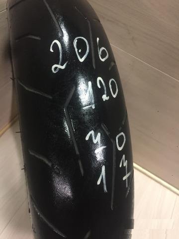 206) Pirelli Diablo Rossa Corsa 120 70 17 TireMoto