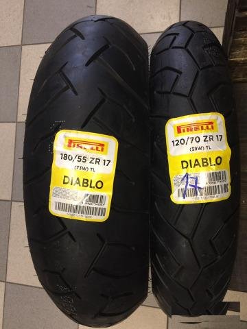 Мотошины Pirelli Diablo 120/70-17