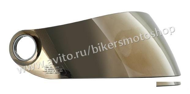 Визор Shark S600-S900/Openline/Ridill - золотой