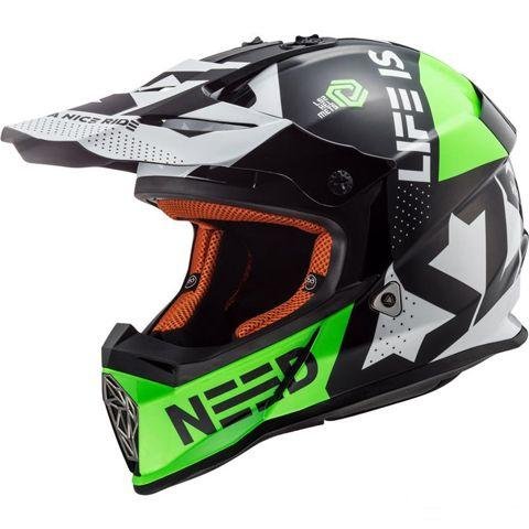 LS2 Мотошлем MX437 fast Block