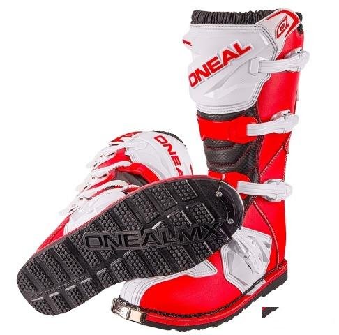 Мотоботы кроссовые Oneal Rider Boot красные