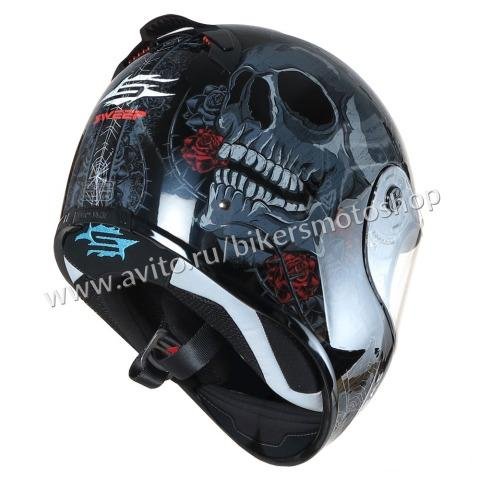 Мотошлем легкий Sweep GTX Valhalla Black