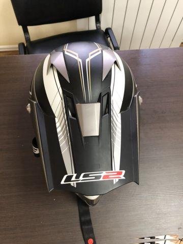 Шлем кроссовый LS2/очки, разм L