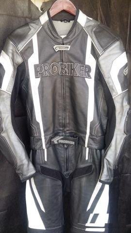 Кожаный раздельный мотокомбинезон Probiker