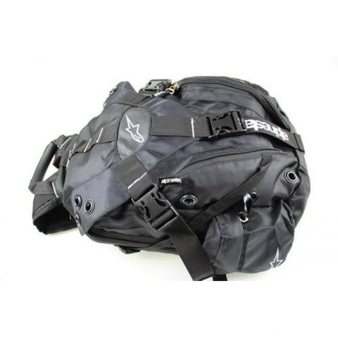 Моторюкзак Alpinestars большой черный/белый новый