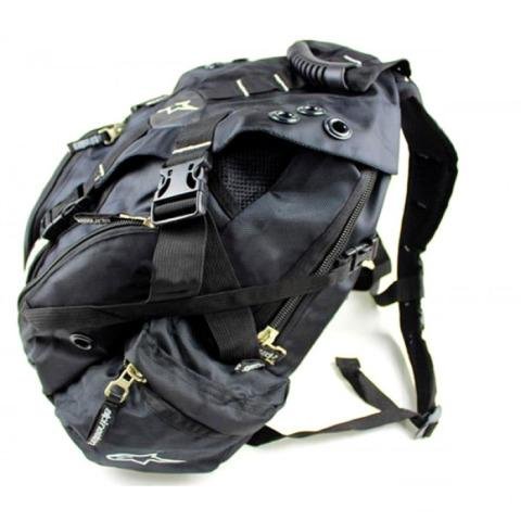 Моторюкзак Alpinestars большой черный/белый новый