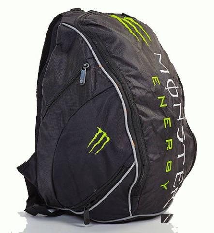 Моторюкзак Monster Energy Helmet черный новый