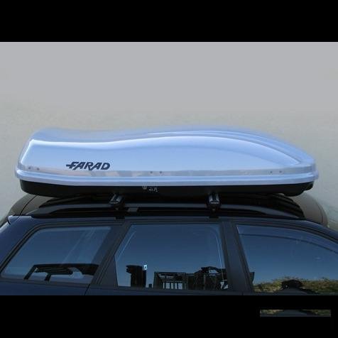 Автобокс farad marlin 680 серый глянец 210x100x42