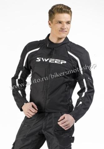 Мотокуртка текстильная Sweep Il Brutto Black - S