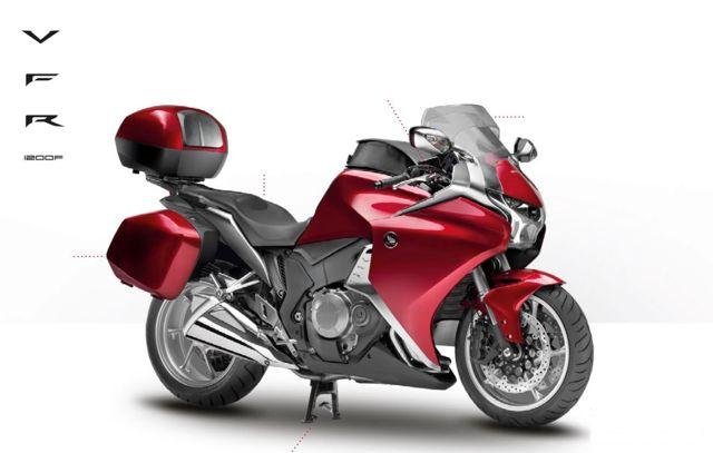 Крепление центрального кофра honda VFR 1200
