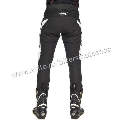 Мотобрюки спортивные Sweep Speedster Black-White